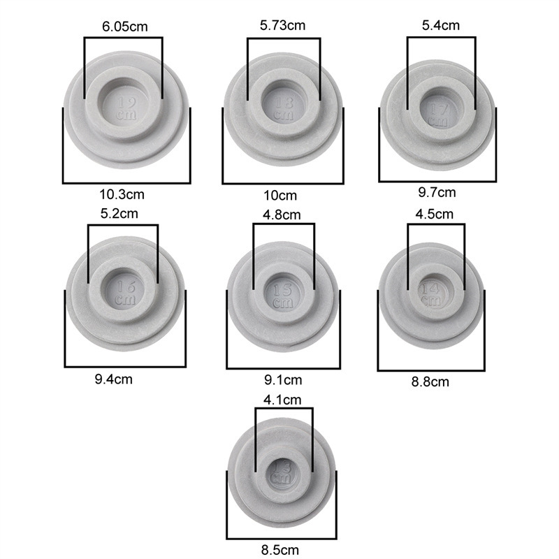 Material PE joyería de flojo hecha a mano DIY diseño de cuerdas de disco collar de cuentas artículos de cuentas a granel cuentas disco vacío image 6