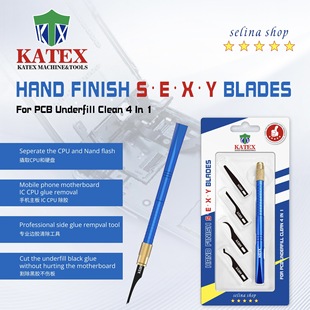 Kaitxun Pure Hand-Polished Sexy 4-in-1 Glue Removal Blade Set Plus Hard Removal Chip Scraper Repair Tool