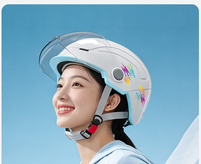Ultra-light helmet, 3C certified, Class A, for electric vehicles and motorcycles, unisex, summer sun protection safety helmet