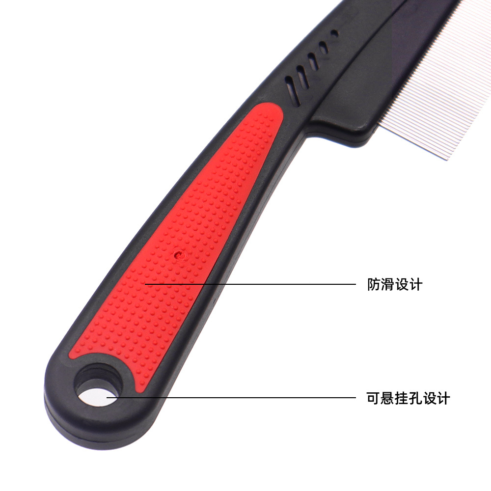 Peine para mascotas, peine, peine para gatos y perros, peine especial, peine para pulgas, limpieza, pulgas, piojos, peine de dientes densos