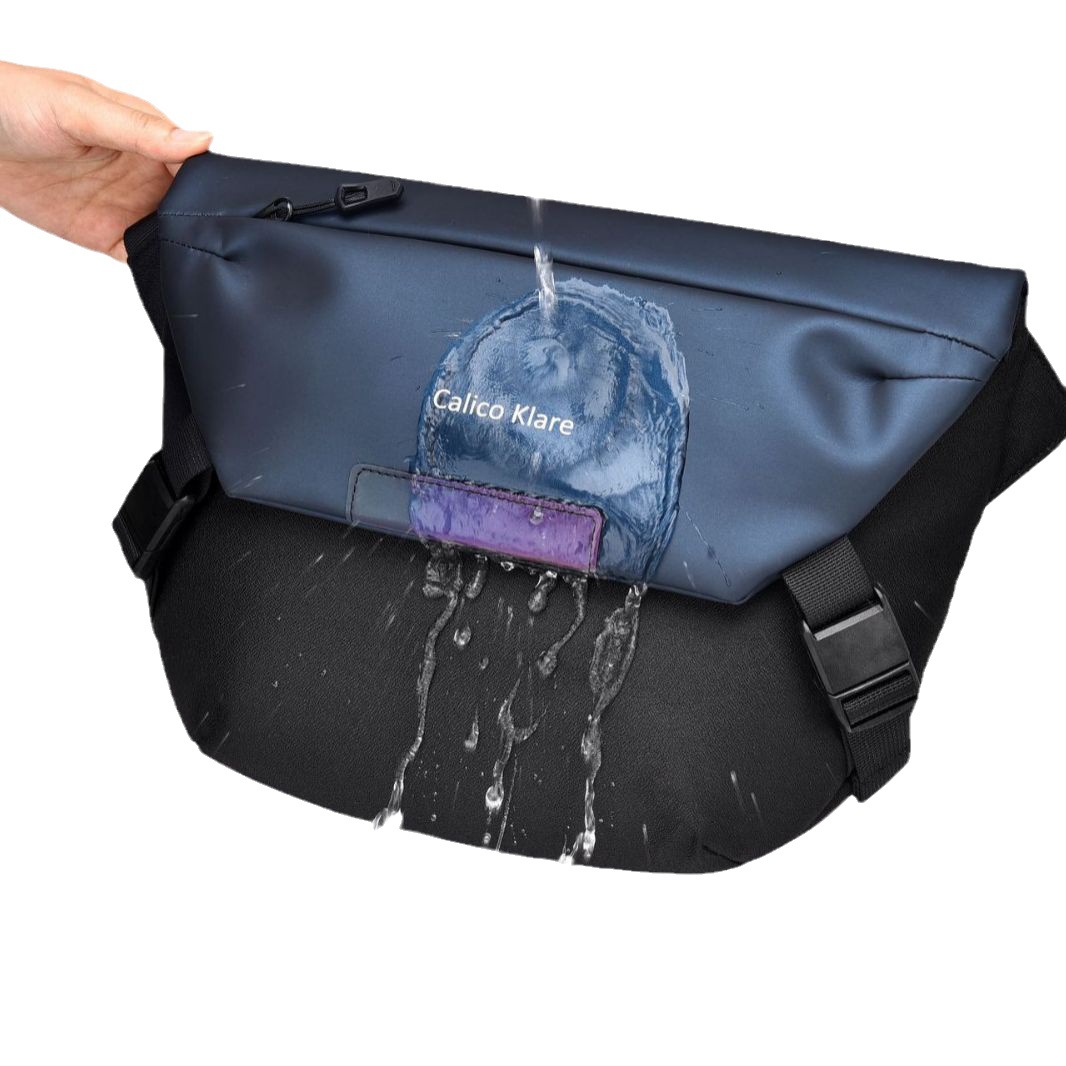 Bolso de mensajero funcional de la marca de moda Bolso de hombro multifuncional de alta gama para hombre Bolso de pecho casual de moda para hombre especial transfronterizo