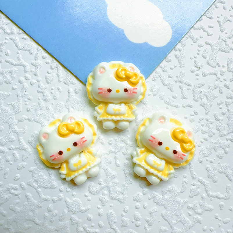 키티 고양이 [노란색]