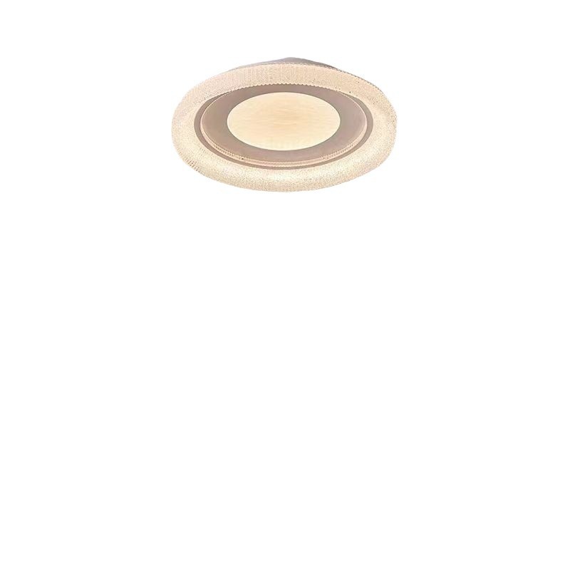 Luz de dormitorio lujosa francesa lámpara de techo 2025 nueva luz redonda de la habitación principal simple y moderna lámpara inteligente