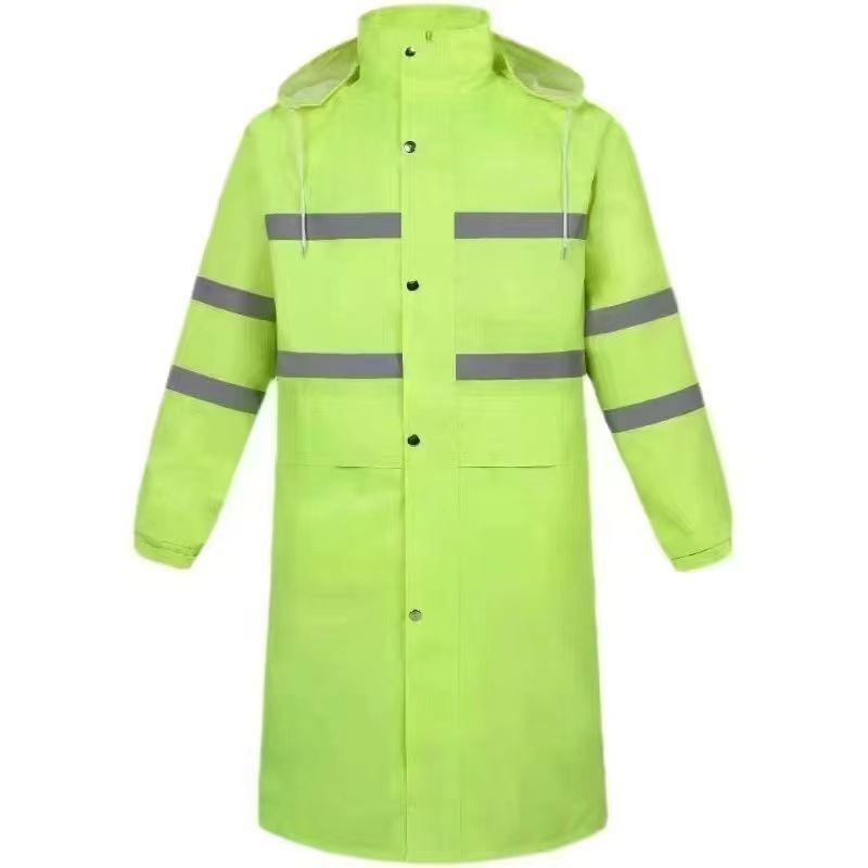 Impermeable Largo Enterizo para Adultos Tela de Oxford Resistente al Agua, Engrosado para Senderismo y Ciclismo