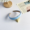 Sponge headband, retro cloth, cute hair accessory, simple and elegant design