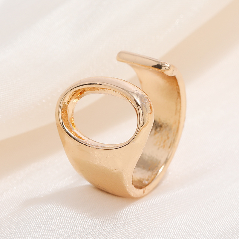 Simple New Fashion Exaggerated Letter O Alloy Ring display picture 2