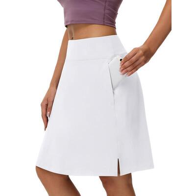 G435 代发速卖通亚马逊跨境新款运动裙深蓝色女式中长款运动|ru