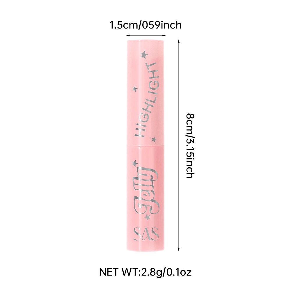 (caja de visualización) SAS maquillaje transfronterizo explosión spot caliente multicolor gelatina alta sombra de ojos varilla al por mayor SES006