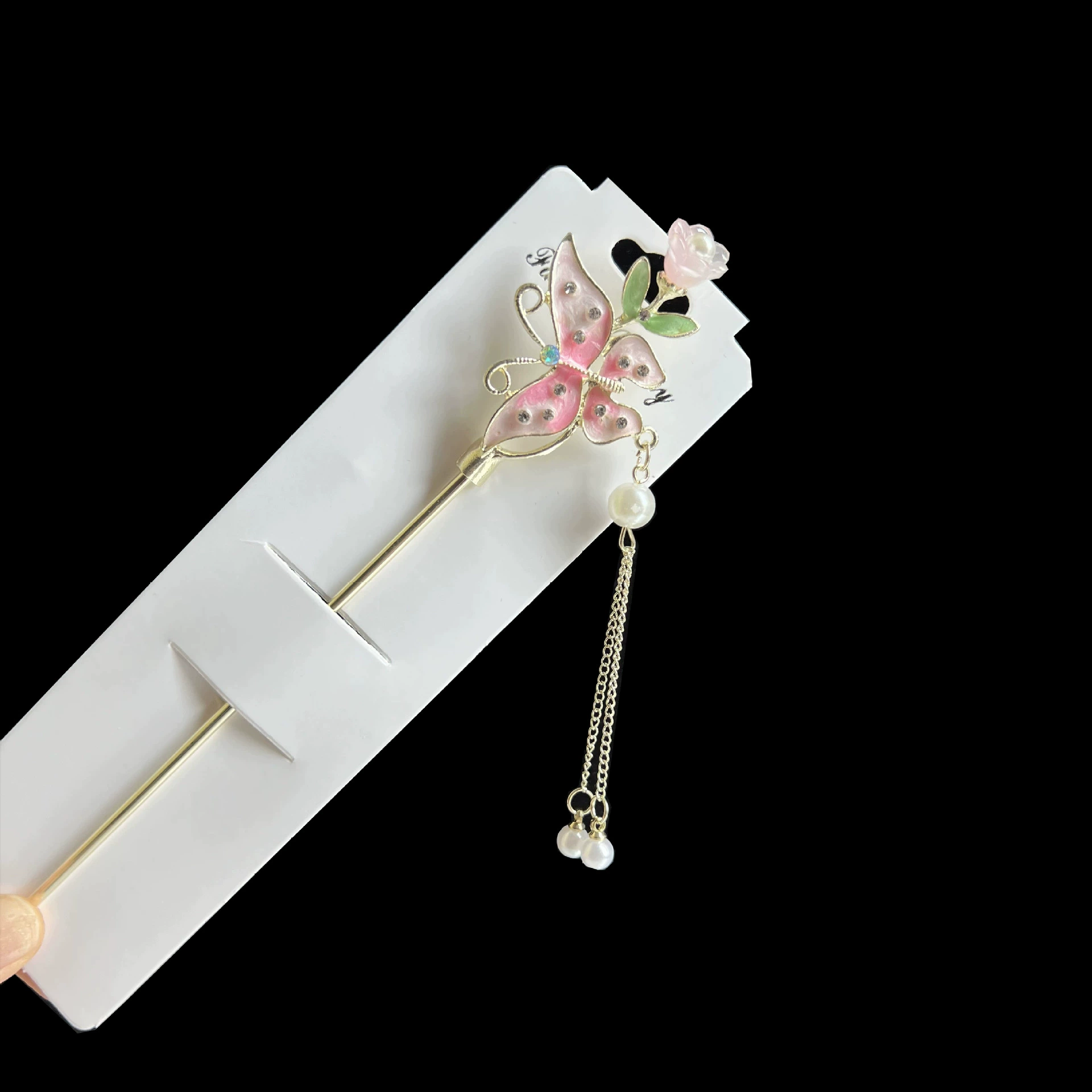 Hairpin Hanfu заколка для волос, орхидея цветочный декоративный аксессуар для волос, простая элегантная китайская стиль
