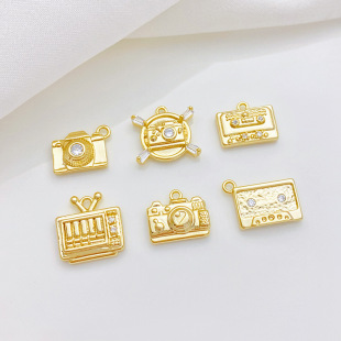 14K����ɫ�͹��̵����C����C�ҕ�����ֹ�diy������Ʒ���