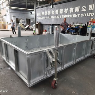 High-Quality Metal Turnover Boxes, Steel Turnover Boxes, Iron Boxes, Scrap Metal Boxes, Workshop Iron Shavings Parts Boxes, Heavy-Duty Storage