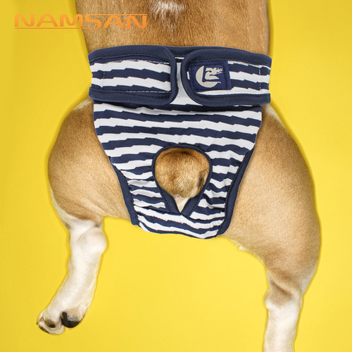 New pet striped menstrual pants, dog menstrual pants, anti-harassment pet clothes, clothing manufacturer direct sales