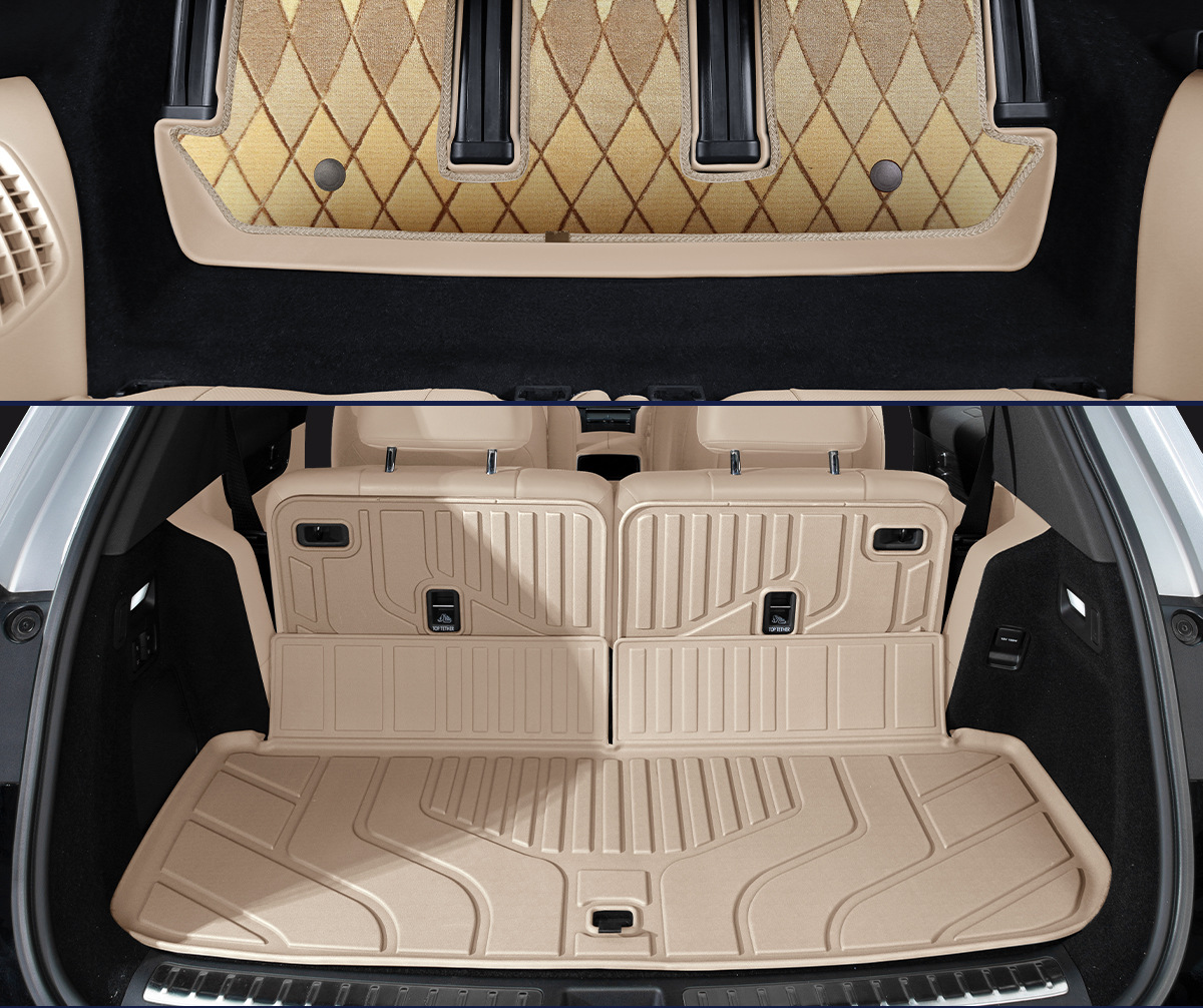Car floor mats for AITO M9, TPE, double layer