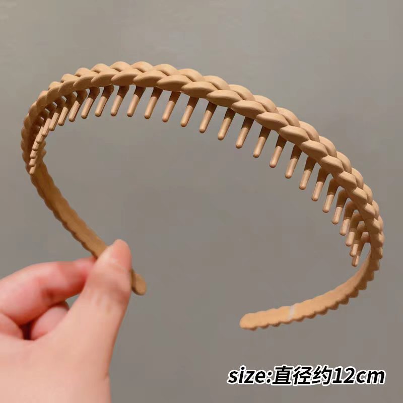 23#磨砂辫子卡其
