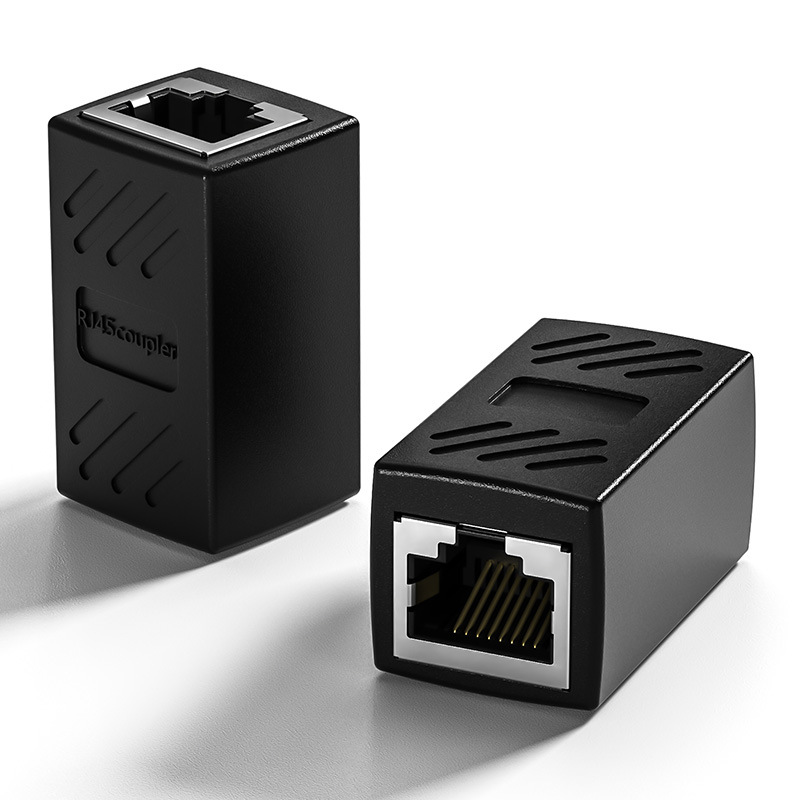 ネットワーク直通ヘッドrj45ケーブルコネクタケーブル延長器対コネクタ純銅シールドメーカー卸売り