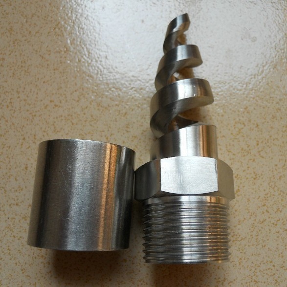 批发2分-1寸工业喷淋除尘螺旋喷嘴 316L 2205不锈钢脱硫喷嘴