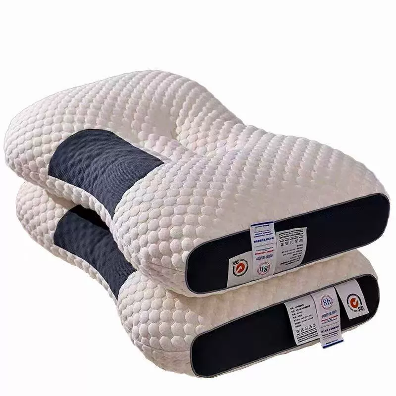 Knitted massager, night design neck pillow, with neck protection
