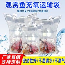 活鱼运输袋多规格加厚水族充氧打包袋鱼苗海鲜运输氧气袋可印logo