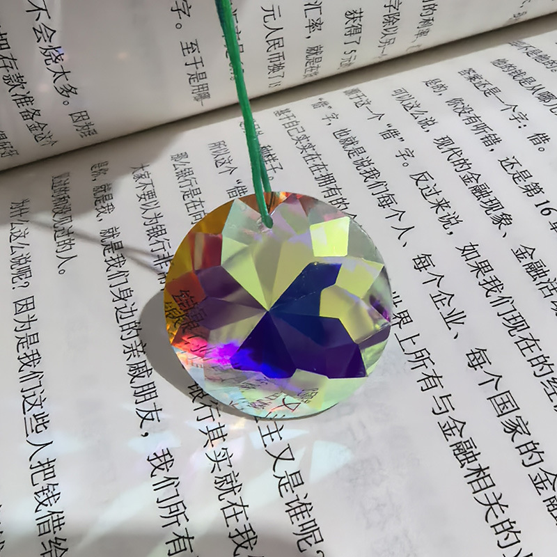 Sun Catcher Cristal Vidrio Cubo Transfronterizo Sun Catcher Colocado Prisma Sunshine Catcher Adornos