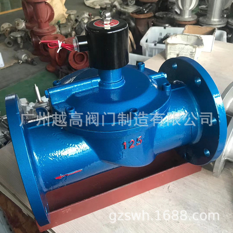 ZCS铸铁法兰电磁阀 DFC法兰电磁阀 上海正安 立浪 恒业品牌电磁阀