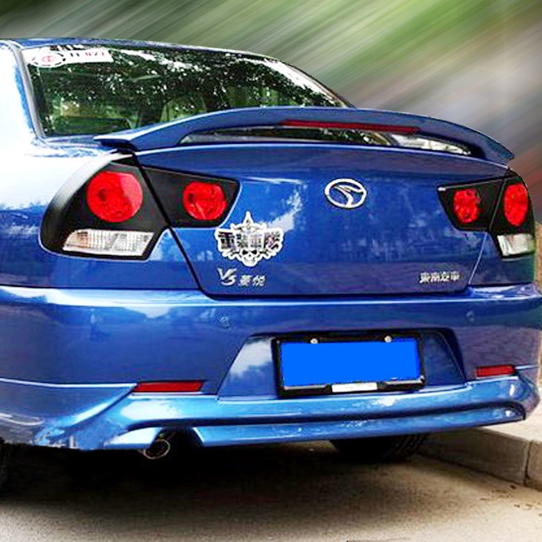 适用东南v3菱悦尾翼08-16款 蓝瑟菱帅带灯夹式运动 专用定风翼