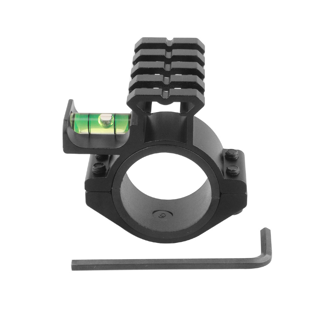 瞄准镜水平仪管夹 25.4/30mm水平仪瞄管夹 水平仪瞄支架转接环