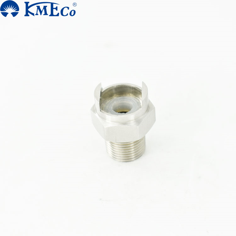 KMECO 不锈钢材质的实心锥1/4QJJ+QH系列快拆喷嘴角度30°-120°