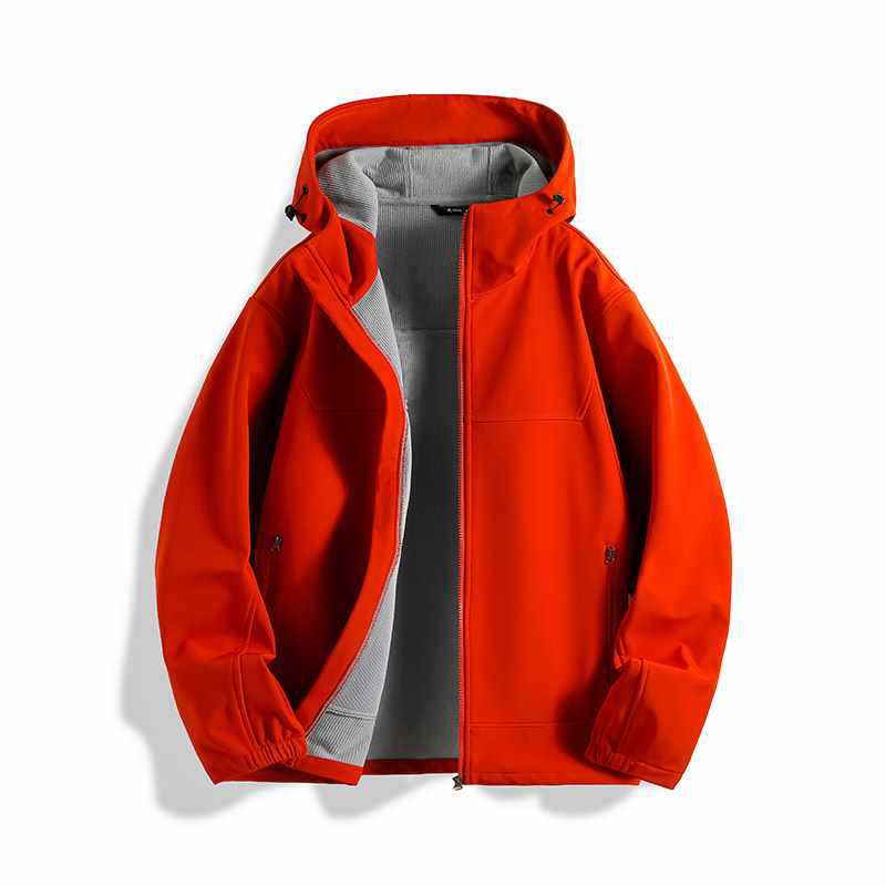 Fleece-Lined Single-Layer 2025 New Softshell Composite Fleece Jacket for Men, Outdoor Waterproof Jacket for Men, Hiking Casual Wear Fleece-Lined Single-Layer 2025 New Softshell Composite Fleece Jacket for Men, Outdoor Waterproof Jacket for Men, Hiking Casual Wear