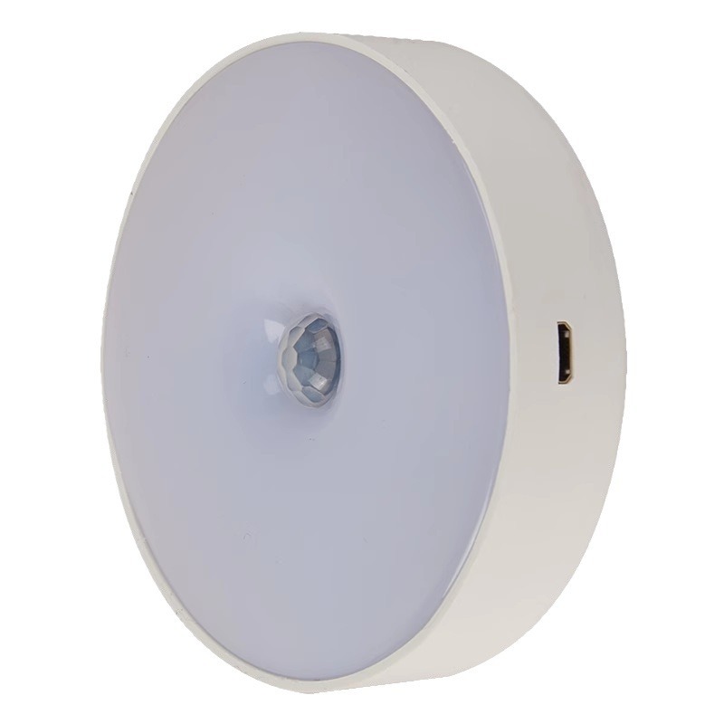 Wardrobe Bedside Nightlight Automatic Bedroom Sleep Corridor Charging Corridor Intelligent Wall Lamp Human Body Induction Lamp Corridor