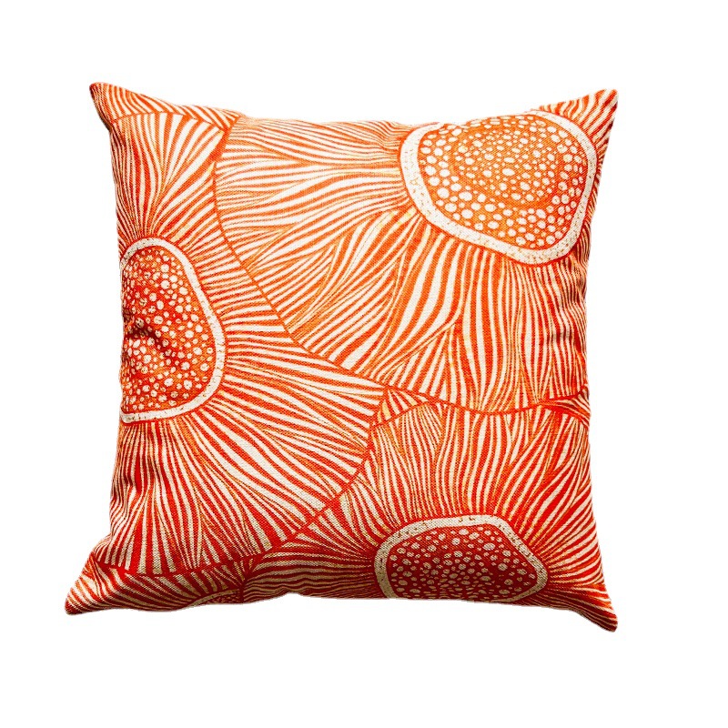 Funda de almohada con estampado de calaveras de colores para Halloween, de lino encriptado engrosado especial transfronterizo_voghion.com