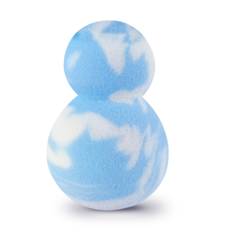 블루 + 화이트 후드없는 눈사람