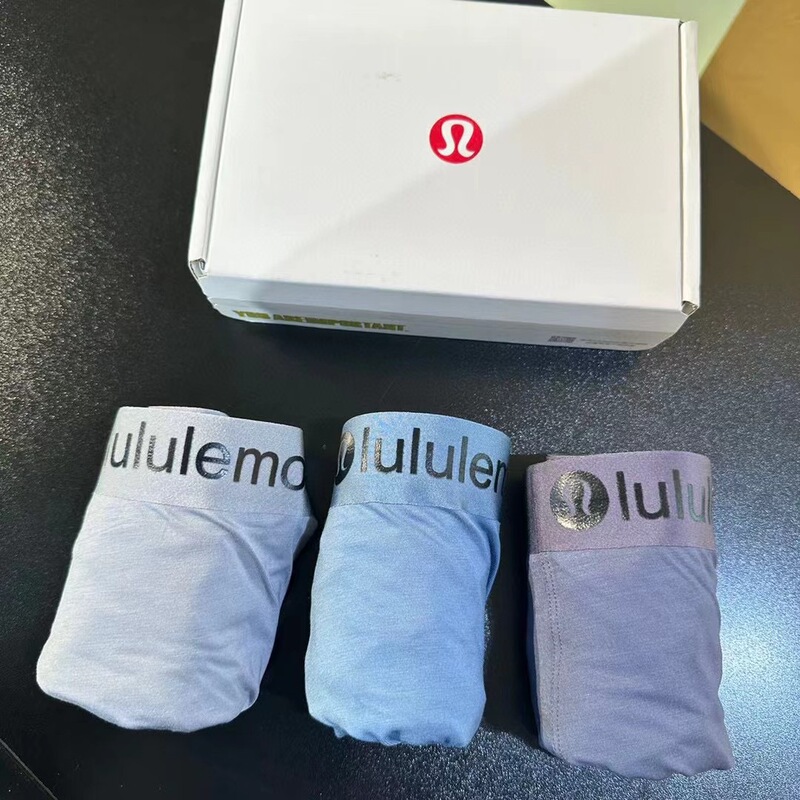 Lulu Men's Boxer Briefs 3-Pack Modal Spring and Summer Comfortable and Breathable Thin Boys' Sports Boxer Briefs Lulu Men's Boxer Briefs 3-Pack Modal Spring and Summer Comfortable and Breathable Thin Boys' Sports Boxer Briefs