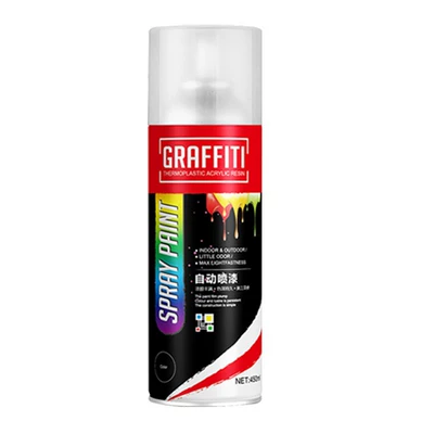 Avtomobil boyası: non-fading spray paint can black