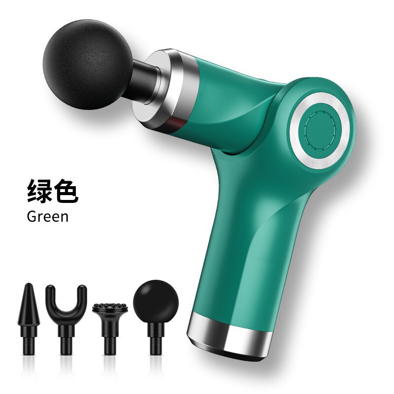 ミニクロスボーダー筋膜ガン家庭用ポータブルプロフェッショナルフィットネス筋肉リラクサー充電式小型マッサージ筋膜ガン|undefined