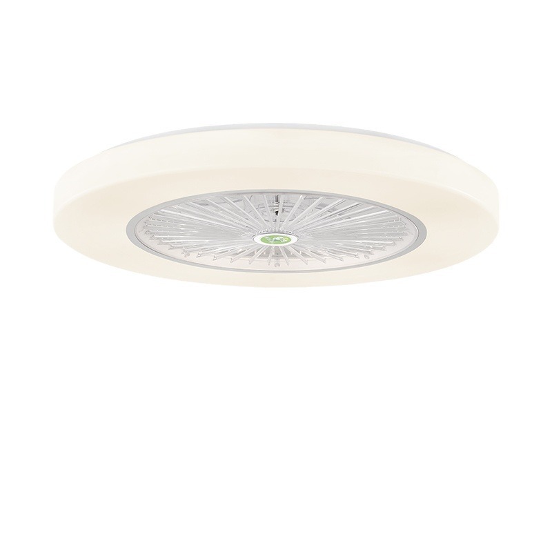 Ventilador de Techo Invisible con Luz PC con Control Remoto, Luz Tricolor para Dormitorio, para Sala de Estar