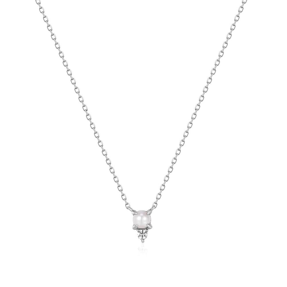 Mode Geometrisch Sterling Silber Inlay Zirkon Halskette Mit Anhänger 1 Stück display picture 16