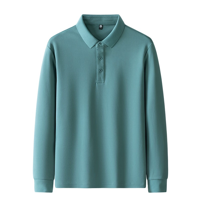 Модная осенняя футболка с длинным рукавом, polo, (Cross-border торговля)