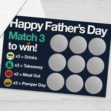 跨境新品Fathers Day Gift 父情节刮刮乐礼品卡 有趣的父亲节礼物