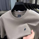 High-end men's T-shirt summer half sleeve clothes men's short sleeve men's high-end casual embroidery boys bottoming shirt wholesale