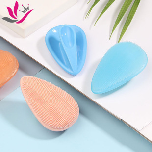 Cross-border Silicone Face Washing Brush Beauty Salon Cleansing Brush Face Cleaning Massage Brush Pore Cleaner Water Drops Face Washing Brush