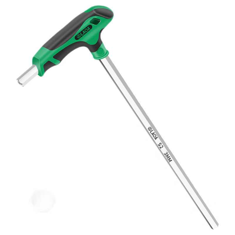 LAOA老A 内六角扳手加长T型平头内六角螺丝刀2MM LA152300