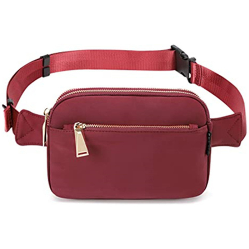 Bolsa de moda para hombres y mujeres, bolsa de correr, bolsa de cadera, bolsa de vagabundo, bolsa de viaje de acondicionamiento físico al aire libre, se puede fijar