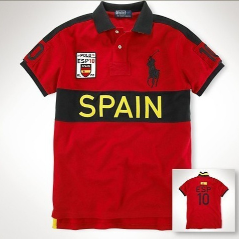 Foreign trade summer men's polo shirt, pure cotton, embroidered, large size, national style, casual, loose, short-sleeved
