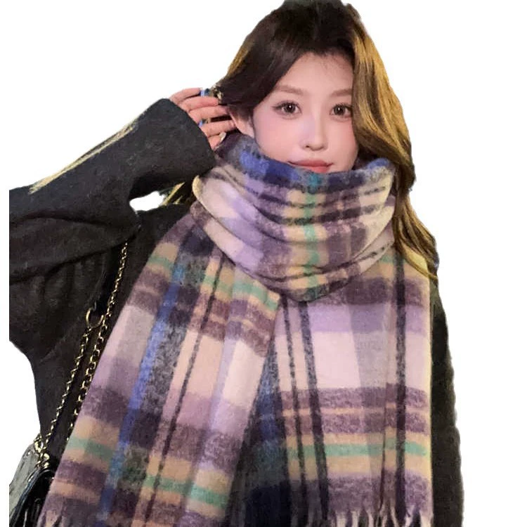 Classic retro winter universal keep warm scarf, Korean style