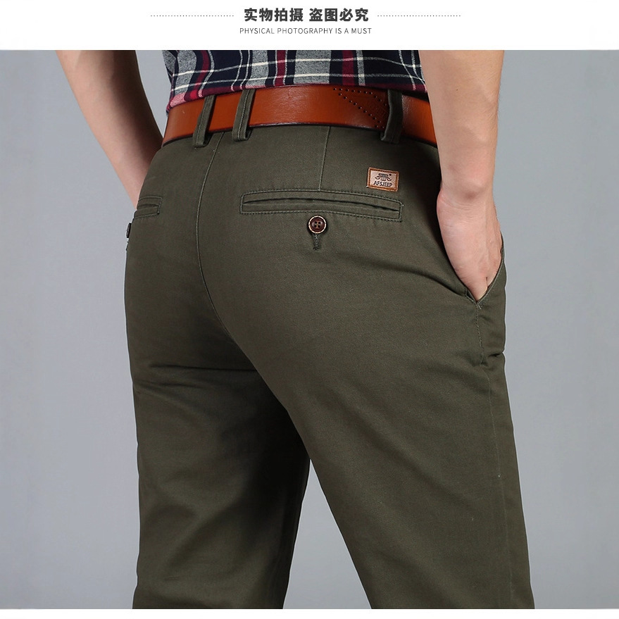 Men's Pants Casual Pants Men's Autumn Loose Large Size New Trousers Business Pants Straight Men's Pants 8388