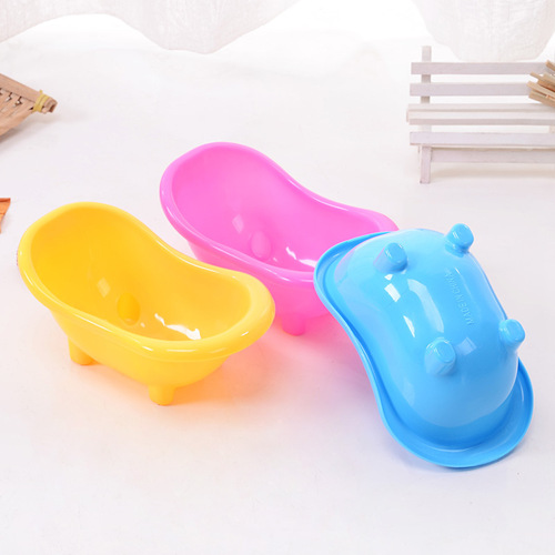 Hamster golden bear bathroom bathtub bath sand candy color toilet two-in-one new color bathroom pet supplies