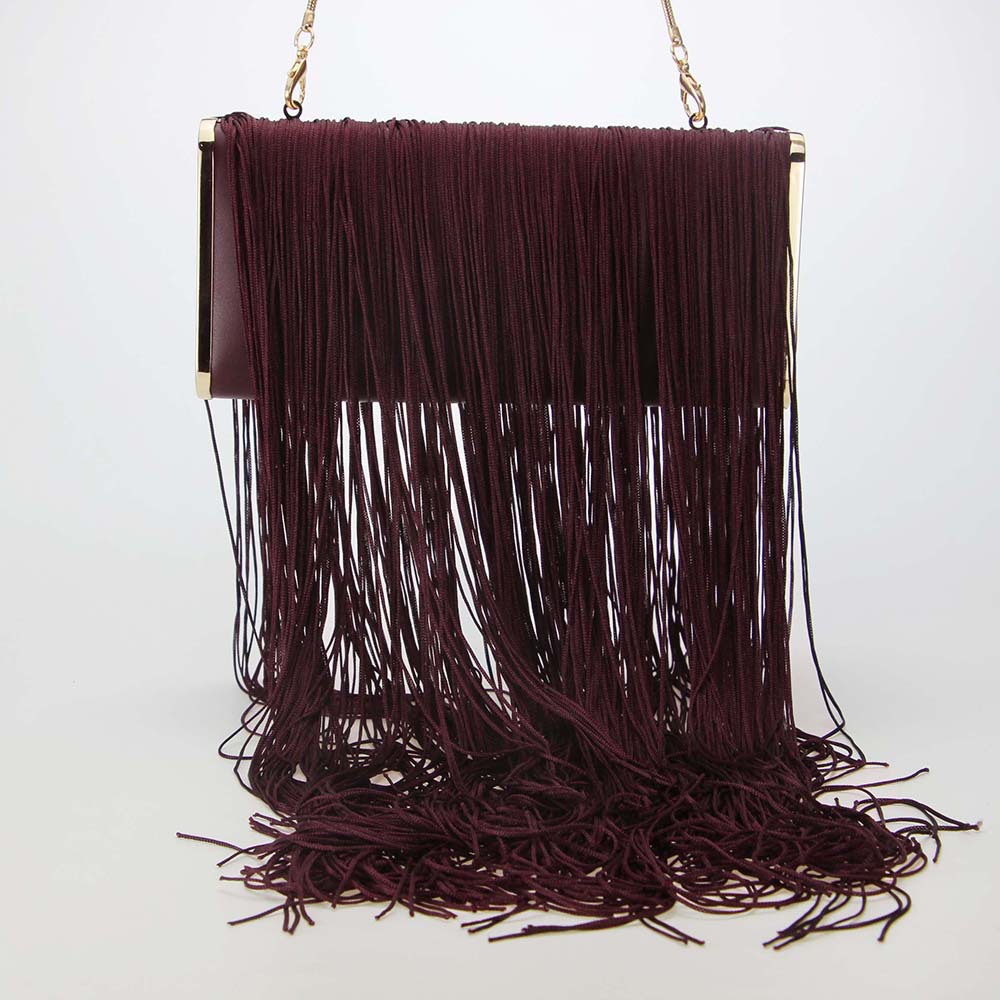 Böhmische Fransen-clutch – Große Gewebte Damentasche Für Schulter_voghion.com