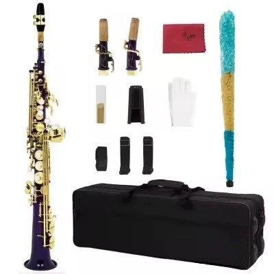 Прямой саксофон из латуни B-бемоль, духовой инструмент для взрослых SAX, эксклюзивная поставка кросс-граница