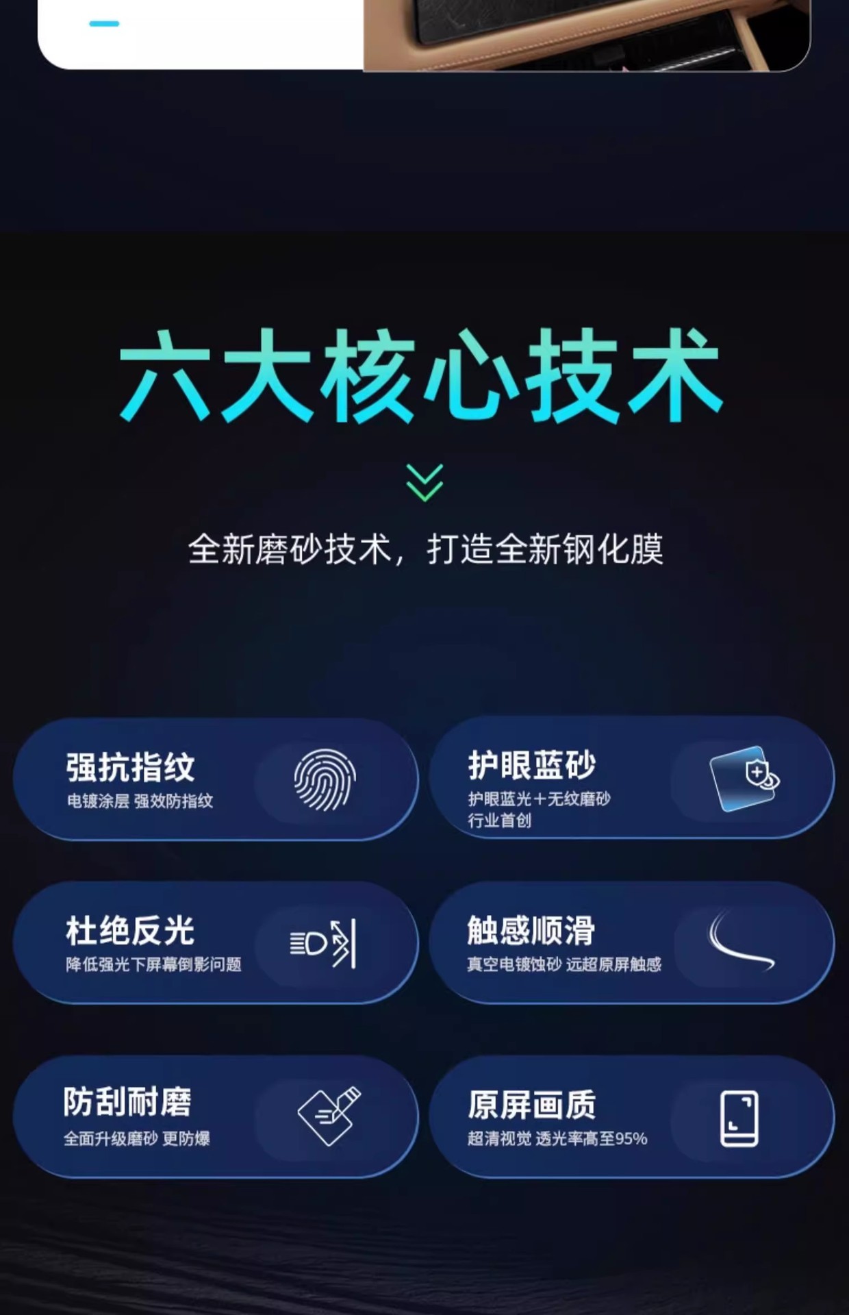Tempered Film for Changan Deep Blue S05 Central Control Screen