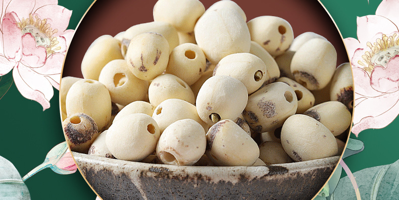 Hunan Dried White Lotus Seeds Cored Bai Lian Zi 500g for Soup Congee and Herbal Cooking key features